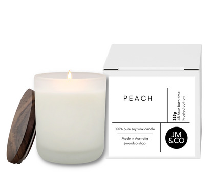 Peach Large Soy Candle