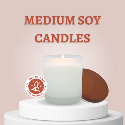 Hand Poured Medium Candle Clearance
